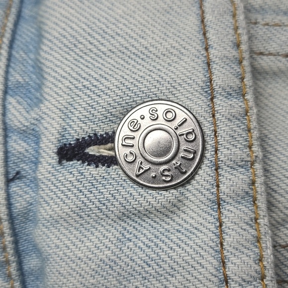 Acne Studios Blå Konst Japaness Denim Cotton Modell Jacket NWOT - Picture 14 of 14